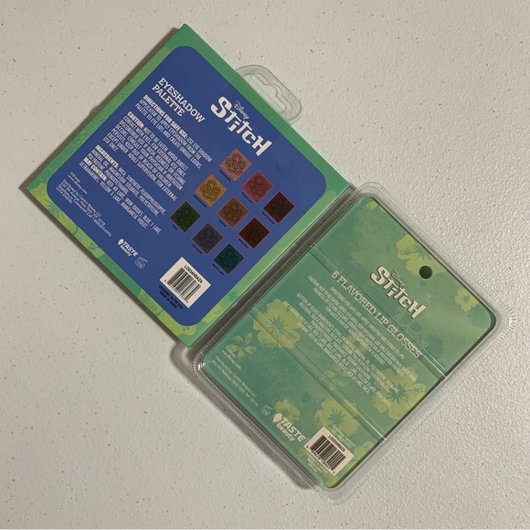 Taste Beauty x Disney Stitch Eyeshadow Palette & Flavored Lip Glosses-New - Picture 6 of 9